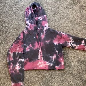Tie Die cropped Sweatshirt